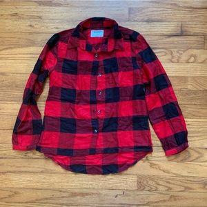 Buffalo plaid flannel shirt